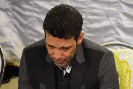 سعد الصغير يبكي متأثرا بوفاة والدته