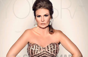 تعاونت يسرا في الصور مع مصفف الشعر طة وستايلست ميسا عزب والماكيير شريف هلال