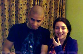 مي وزيدان في حفل الخطوبة العائلي