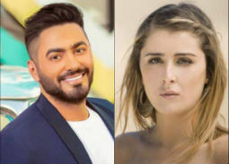 بالصورة- عائشة بن أحمد تنضم لتامر حسني في فيلم "حمزة"