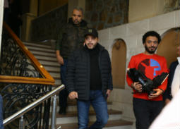 النجوم في عزاء سمير سيف