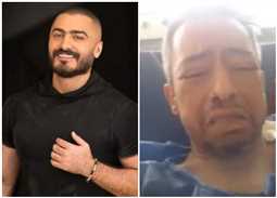 الملحن خالد عادل يبكي ويستغيث بتامر حسني: الحقني أنا بموت