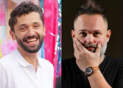 كريم محمود عبد العزيز يحتفل بعيد ميلاد شقيقه "محمد"