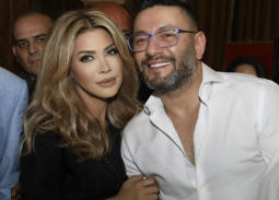 فيديو - بالغناء والقبلات زياد برجي يحتفل بعيد ميلاد نوال الزغبي