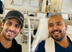 صورة- بفلتر سناب شات... مصطفى بسيط يسخر من أسنان حمدي الميرغني