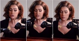 غادة عبد الرازق في كواليس تصوير بوستر صيد العقارب