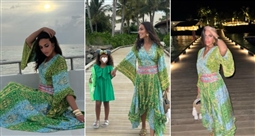 إسراء عبد الفتاح وابنتها 