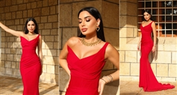 إطلالة سيرين عبد النور في حفل زفاف ابن شقيقتها