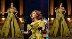 إطلالة ميريام فارس في حفل المتحف الوطني شرم الشيخ