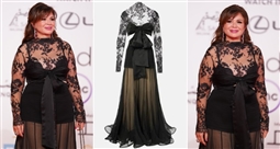 إلهام شاهين وفستانها