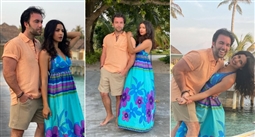 شريف رمزي وريهام ايمن في صور رومانسية