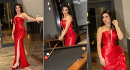 إطلالة دينا فؤاد في مهرجان الأفضل 2025