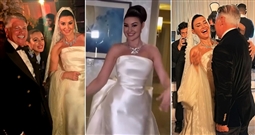 الصور الأولى من زفاف الفنانة أروى جودة على رجل الأعمال الإيطالي، وسط حضور عدد من الأصدقاء المقربين 