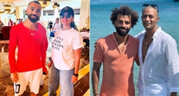 محمد صلاح ومحمد رمضان وزينة