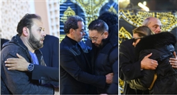 عزاء شقيقة عادل إمام وأرملة مصطفى متولي