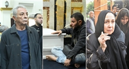 نجوم الفن محاطون بعدد كبير من محبيها ... جنازة الفنانة سمية الألفي