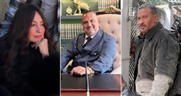 ماجد المصري وخالد الصاوي وأحمد عيد ونرمين الفقي وأمل بوشوشة وفادية عبد الغني في كواليس مسلسل "أولاد الراعي" 