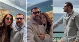 كندة علوش تحتفل بعيد ميلاد عمرو يوسف