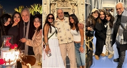 روجينا ومريم تحتفلان بعيد ميلاد أشرف زكي
