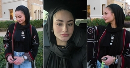 الفنانة الشابة ملك حسن ترتدى الحجاب وتحذف صورها القديمة