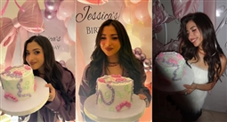 جيسيكا حسام الدين تحتفل بعيد ميلادها