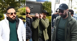 جنازة والدة الفنان نضال الشافعي