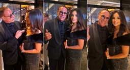 لقاء زينة وجان كلود فان دام في دبي