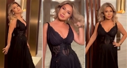 نوال الزغبي تستعرض رشاقتها بفستان أسود أنيق … استغنت عن هذه القطعة في التصميم الأصلي