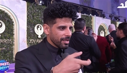 حمدي الميرغني في حفل توزي جوائز (جوي أووردز)