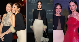 أمينة خليل وكيتي  بيري ورزان جمال