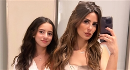 إيمان العاصي وابنتها