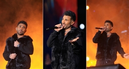 حفل أحمد سعد في مهرجان شتاء مدينتي