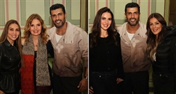 محمد سامي مع يسرا وإنجي المقدم ودرة والمنتجة مها سليم