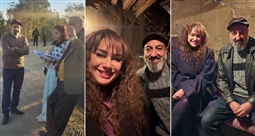 عماد صفوت ونجوم مسلسل (مناعة) في الكواليس