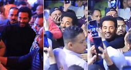 عمرو سعد خلال تصوير مسلسل إفراج