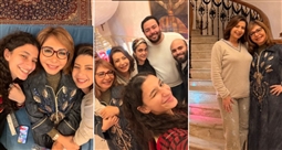 لميس الحديدي في إفطار عائلة أديب