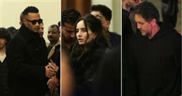 النجوم في عزاء شقيق زينة