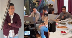 عصام عمر في كواليس تصوير إعلان (مين عدى التلاتين)