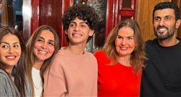 يسرا ومحمد سامي وعمر شريف ومنة فضالي ومنتجة قلب شمس