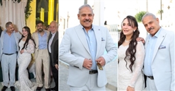 محمد رضوان يحتفل بخطوبة ابنته