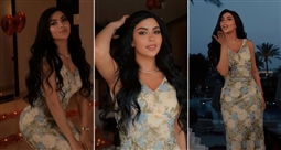 كارولين عزمي تحتفل بعيد ميلادها