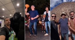 صدفي صخر ومحمود حميدة ونبيل عيسى في أوغاندا