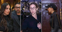 عزاء والد منة شلبي