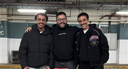 إياد صالح يتوسط كزبرة وأحمد غزي