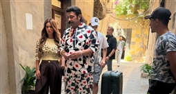 مي سليم ومحمد ثروت في كواليس عيلة تعمل عمايل