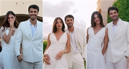دونا إمام وعمر إسماعيل يحتفلان بعقد قرانها