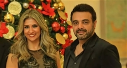 عمرو محمود ياسين وزوجته آيات أباظة