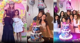 كارول سماحة تحتفل بعيد ميلاد ابنتها تالا