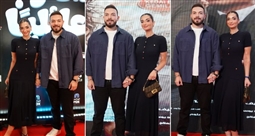 ملك أحمد زاهر وخطيبها شريف الليثي