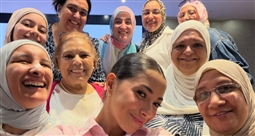 جيسيكا حسام الدين تزور مستشفى بهية